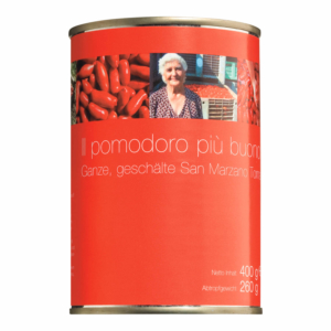 San Marzano Tomaten – handgeerntete, geschälte Top-Qualität, 400 g